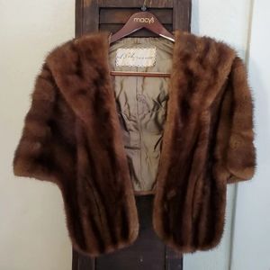 LS Ayres Vintage Mink Stole